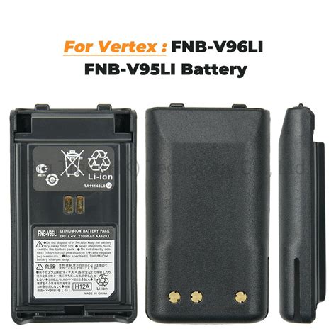 Fnb V96li Fnb V95li Rechargeable Walkie Talkie Battery Pack For Yaesu