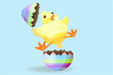 Baby Easter Chick Royalty Free HD Stock Photo and Image