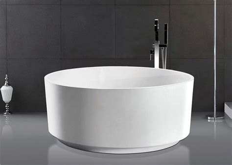 Soaking Round Freestanding Bathtub Deep Bathtubs For Small Bathrooms