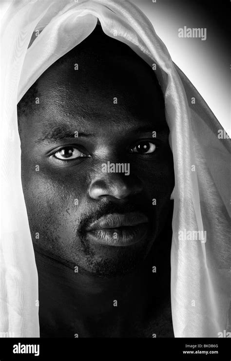 African Male Face Portrait Stock Photo Alamy