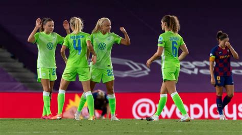 Wolfsburg ride luck to beat Barcelona and reach Women's Champions ...