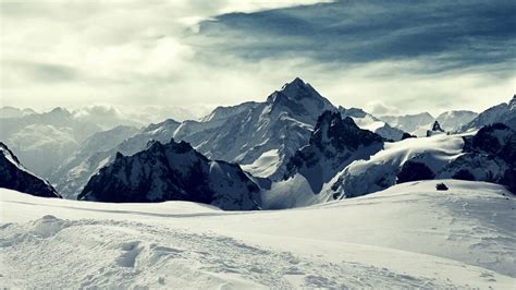 Snow cap mountain, landscape, mountains, snow, winter HD wallpaper ...