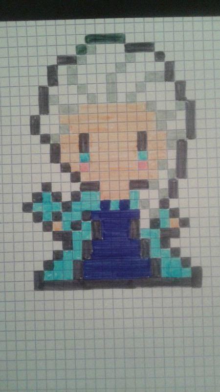 Pixel Art Elsa Frozen By Ferminbackstap On Deviantart Pixel Art