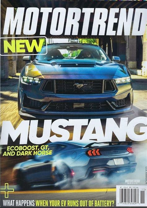 Inmate Car Magazines Motor Trend Magazine November Mustang