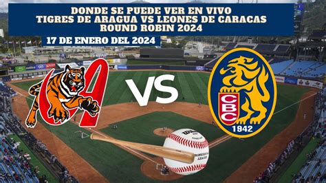 🇻🇪lvbp⚾️dónde Ver En Vivo Tigres De Aragua Vs Leones De Caracas Jornada