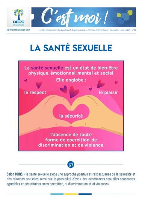 Calaméo Santé Sexuelle Newsletter Cest Moi N°19