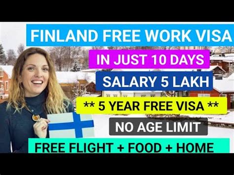 Move To Finland Without Paying Money Finland Free Work Visa