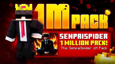 Senpai 1m Texture Pack Showcase Youtube