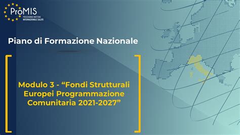 Pfn Modulo Fondi Strutturali Europei Programmazione Comunitaria