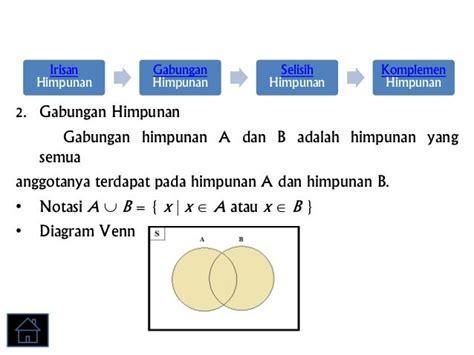 A Irisan B Komplemen Jejak Belajar