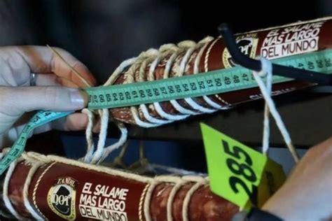 El salame más grande del mundo es argentino Rafaela Noticias