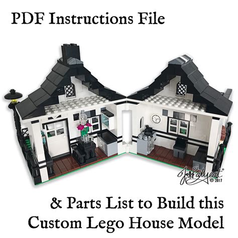 La Petite Maison - Printable Lego House Instructions