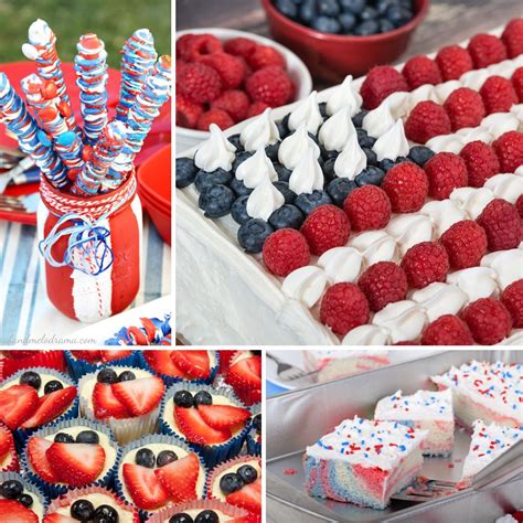 Red White Blue Food Party Walking On Sunshine