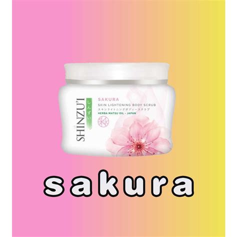 Shinzui Skin Lightening Body Scrub G Matsu Kirei Hana Myori