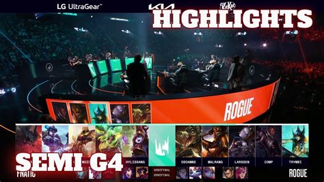 Rge Vs Fnc Game Highlights Semi Finals S Lec Summer