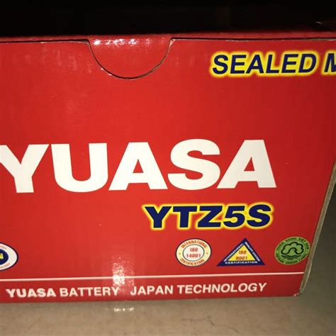 Yuasa Battery YTZ5S Motorcycles Motorcycle Accessories On Carousell