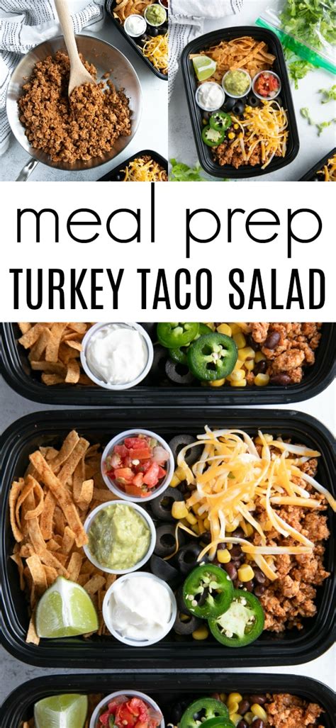 Taco Salad Meal Prep Taco Bowls The Forked Spoon