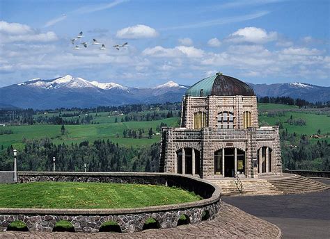 Oregon Vista House Columbia Gorge Historic Highway Photo