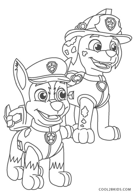 Paw Patrol Da Colorare Disegni Per Bambini Da Stampare