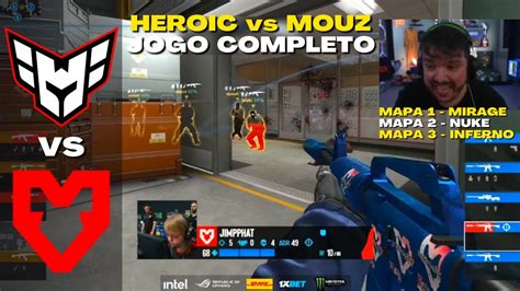 Heroic Vs Mouz Jogo Completo Todos Os Mapas Esl Pro League Season