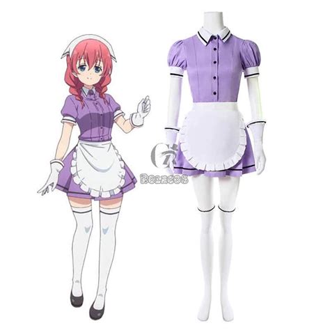 Blend S Miu Amano Purple Anime Cosplay Costumes