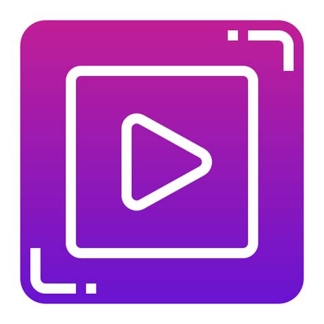 Video player Generic Flat Gradient icon