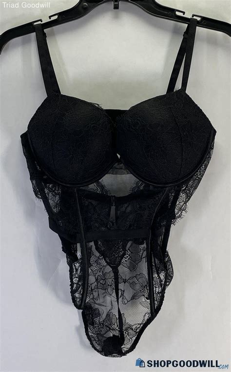 Victoria S Secret Women S Black Lace Lingerie Size Large Nwt
