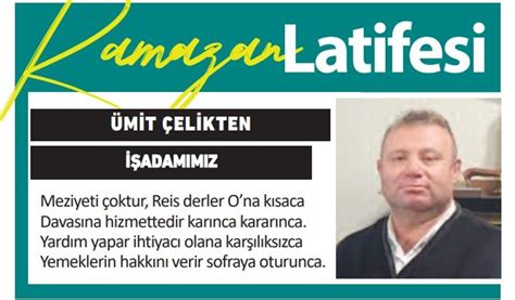 Ramazan Latifeleri Haberleri En Güncel Gelişmeler Afyon Haber Odak