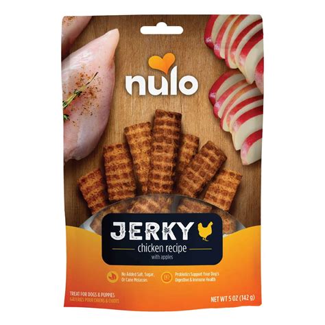 Nulo Freestyle Grain-Free Chicken Recipe Jerky Strips Dog Treats, 5-oz bag | NaturalPetWarehouse.com