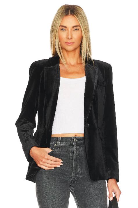 10 Gorgeous Black Velvet Blazers Youll Love Candie Anderson