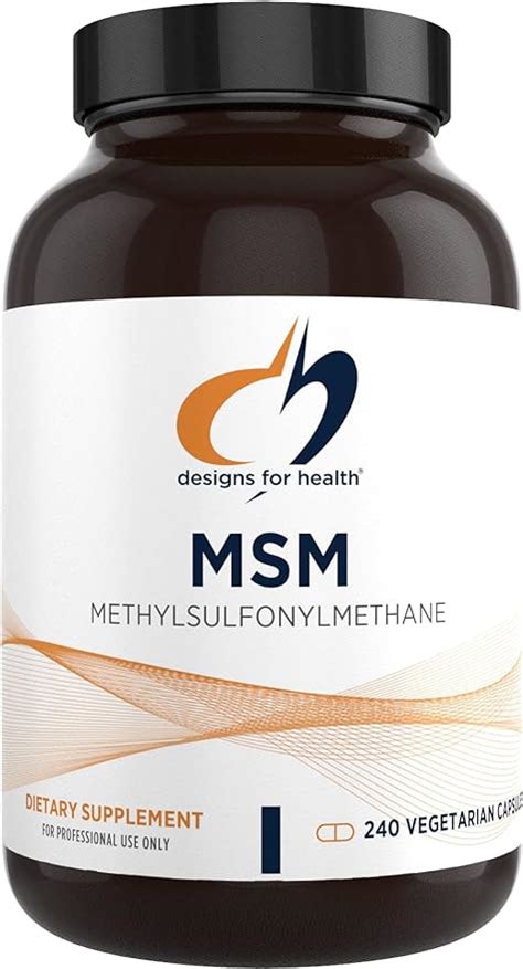 Designs For Health Msm Capsules 1000mg 1g Methylsulfonylmethane Pills To Help