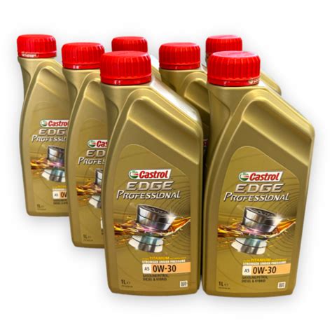 X Litri Olio Motore Castrol Edge Professional A W Acea A B A