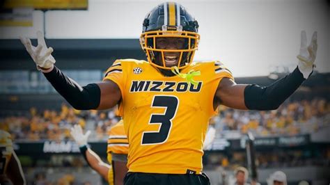 Luther Burden Iii All Targets And Catches 2023 Season Mizzou Wr Youtube