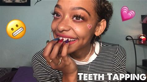 Asmr Teeth Tapping 😬💗 Youtube