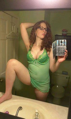 Green Lingerie Porn Pic