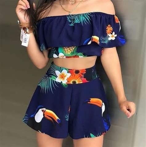 Conjunto Moda De Roupas Moda Adolescente Looks Casuais Femininos