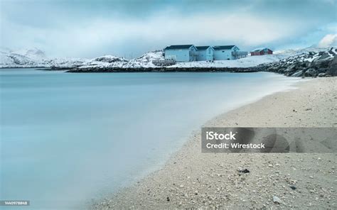 Beach In Winter In Sommaroy Norway Stock Photo - Download Image Now ...