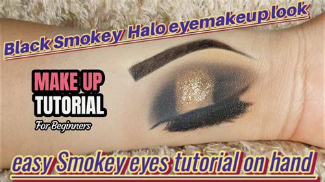 Smokey Halo Eye Makeup Tutorial Easy Smokey Eye On Hand Tutorial Makeup Makeuptutorial