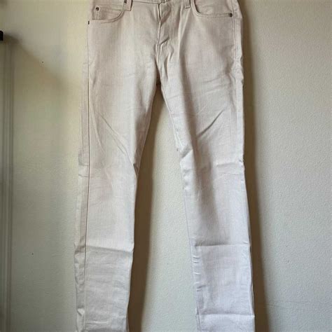 Naked Famous Natural Seed Denim Super Guy Sz Gem