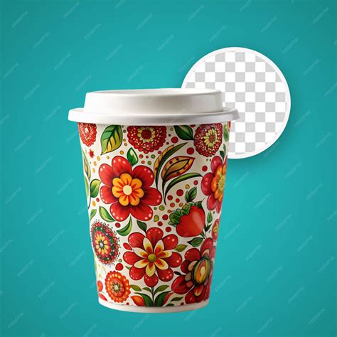 Premium Psd Festive Paper Cup Design Mockup