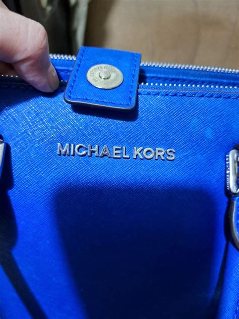 Michael Kors Sutton Blue Bag Women S Fashion Bags And Wallets Tote Bags On Carousell