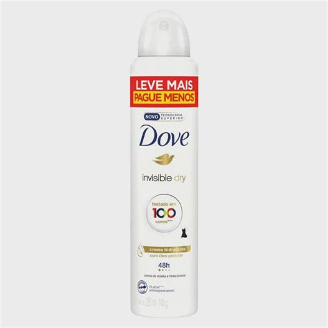 Desodorante Dove Aerosol Invisible Dry 250ml Leve Mais Por Menos Em