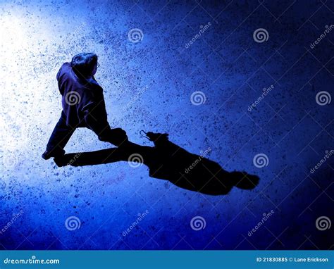 Man Alone At Night On Street Royalty Free Stock Photo - Image: 21830885