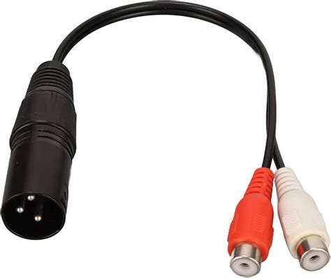 XLR para cabo duplo XLR macho para 2 fêmea Y cabo divisor