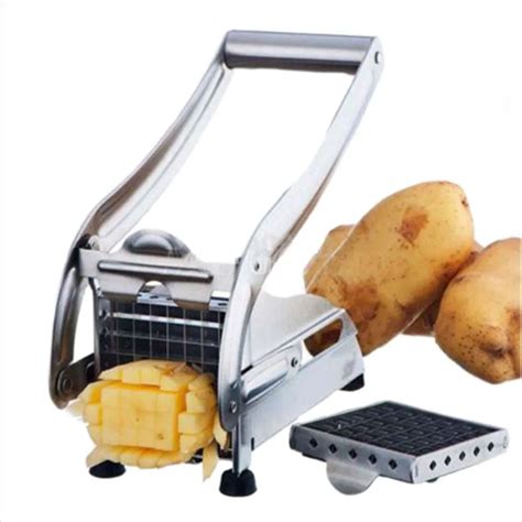 French Fry Cutter Potato Cutter Stainless Steel Potato Chip Tool