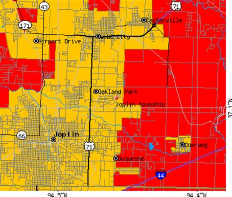 Joplin township, Jasper County, Missouri (MO) Detailed Profile