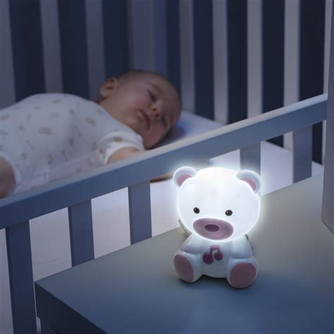 Veilleuse bébé musicale dreamlight rose de Chicco sur allobébé