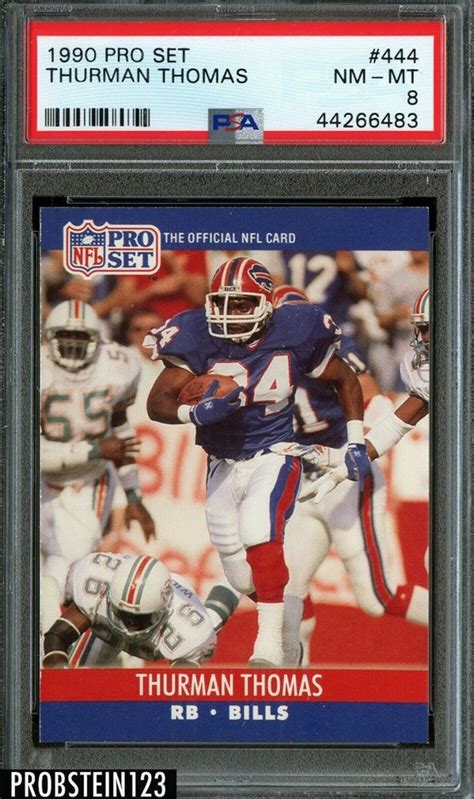 Auction Prices Realized Football Cards 1990 Pro Set Thurman Thomas