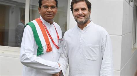 Mohan Markam Made Chhattisgarh Congress Chief The Hindu