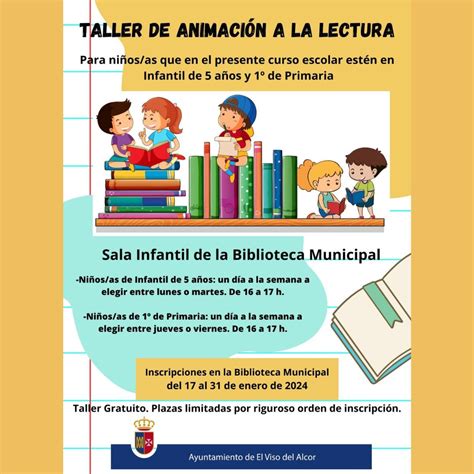 Taller De Animaci N A La Lectura Para Ni Os As De Infantil De A Os Y